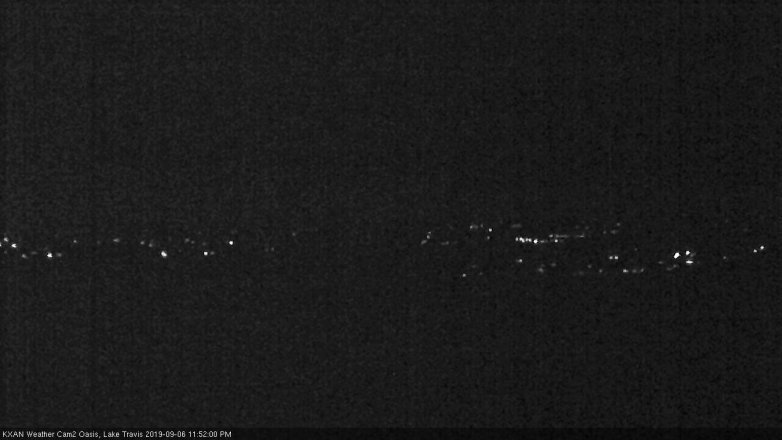 Lake Travis webcam, September 6, 2019 10:55 PM CT