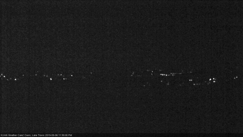 Lake Travis webcam, September 6, 2019 11:00 PM CT