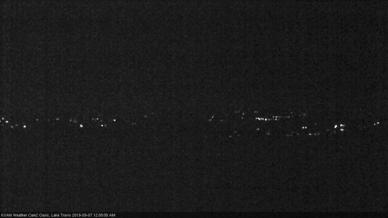 Lake Travis webcam, September 6, 2019 11:10 PM CT