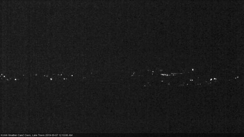 Lake Travis webcam, September 6, 2019 11:20 PM CT