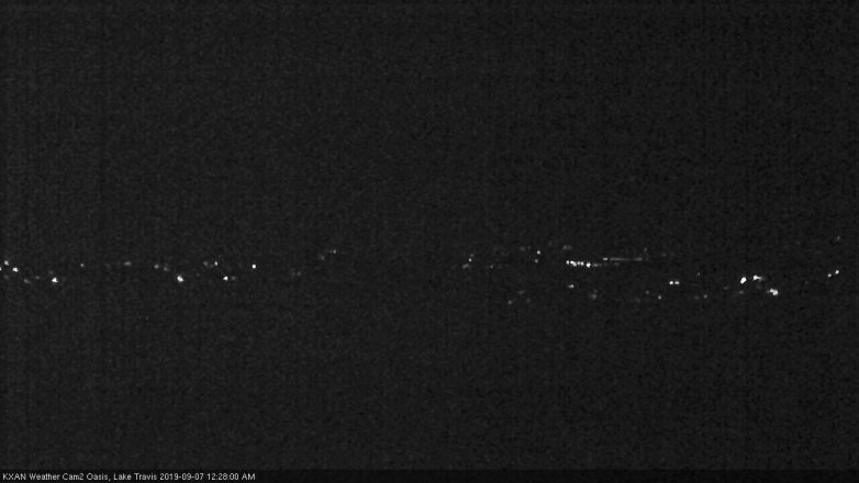 Lake Travis webcam, September 6, 2019 11:30 PM CT