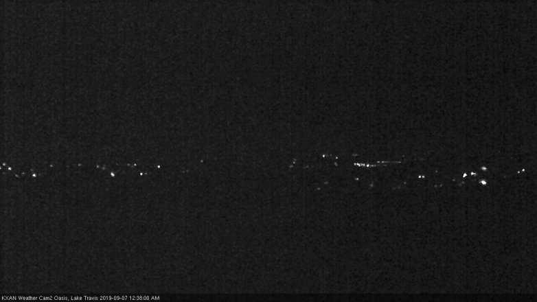 Lake Travis webcam, September 6, 2019 11:40 PM CT