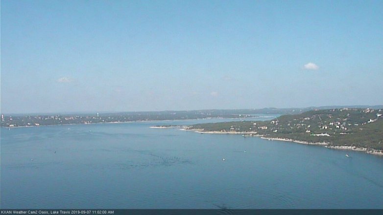 Lake Travis webcam, September 7, 2019 10:05 AM CT