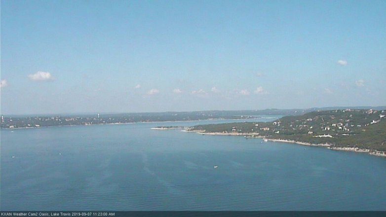 Lake Travis webcam, September 7, 2019 10:25 AM CT