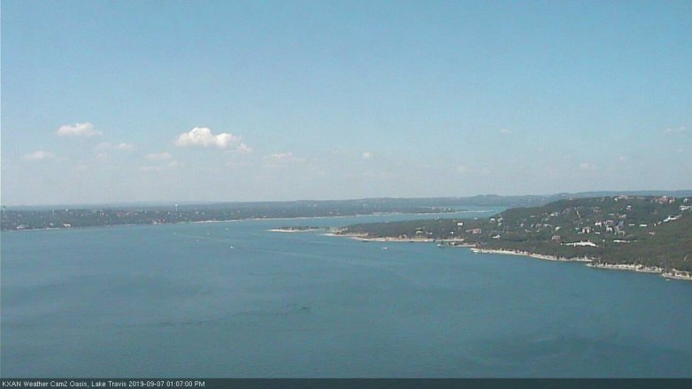 Lake Travis webcam, September 7, 2019 12:10 PM CT