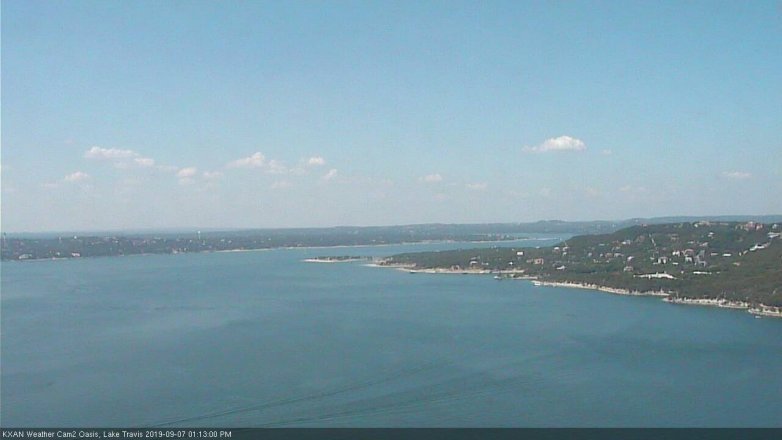 Lake Travis webcam, September 7, 2019 12:15 PM CT