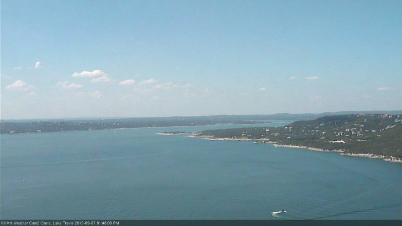 Lake Travis webcam, September 7, 2019 12:50 PM CT