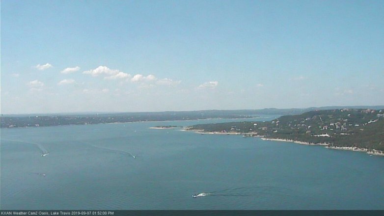Lake Travis webcam, September 7, 2019 12:55 PM CT