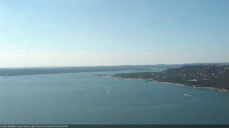 Lake Travis webcam, September 7, 2019 2:55 PM CT