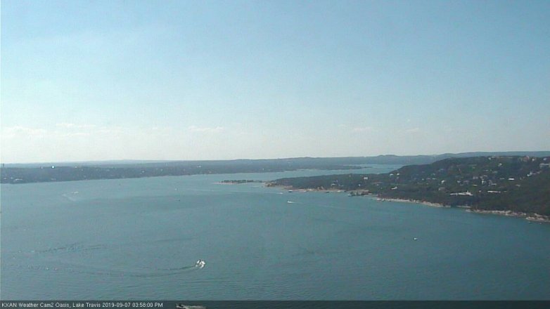 Lake Travis webcam, September 7, 2019 3:00 PM CT