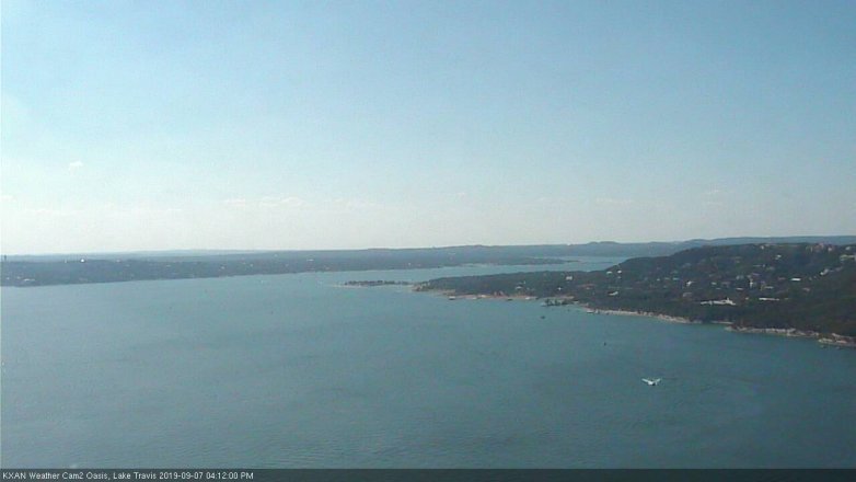 Lake Travis webcam, September 7, 2019 3:15 PM CT