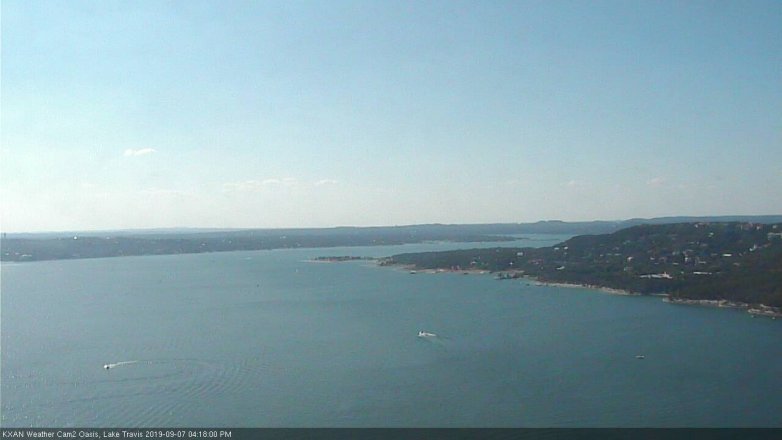 Lake Travis webcam, September 7, 2019 3:20 PM CT