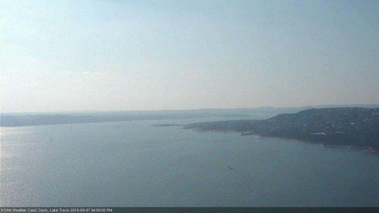 Lake Travis webcam, September 7, 2019 4:00 PM CT