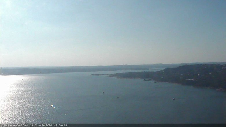 Lake Travis webcam, September 7, 2019 4:30 PM CT