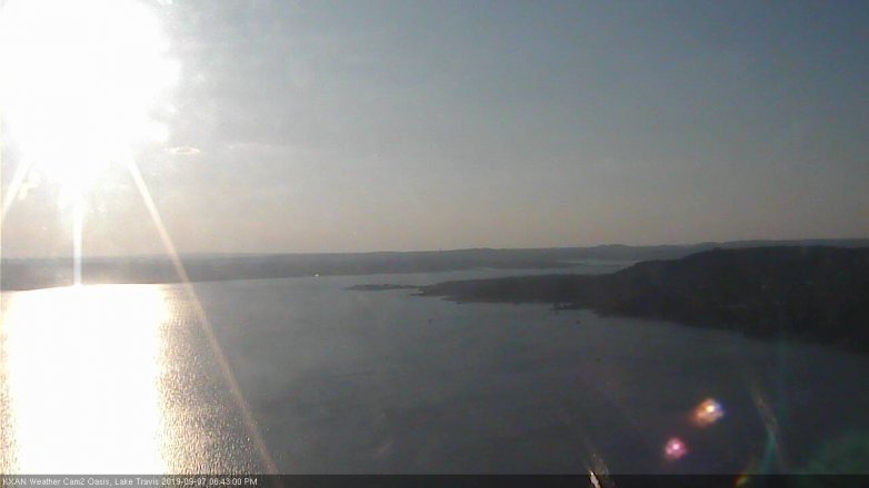 Lake Travis webcam, September 7, 2019 5:45 PM CT