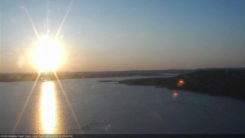 Lake Travis webcam, September 7, 2019 6:30 PM CT