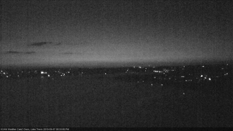 Lake Travis webcam, September 7, 2019 7:35 PM CT