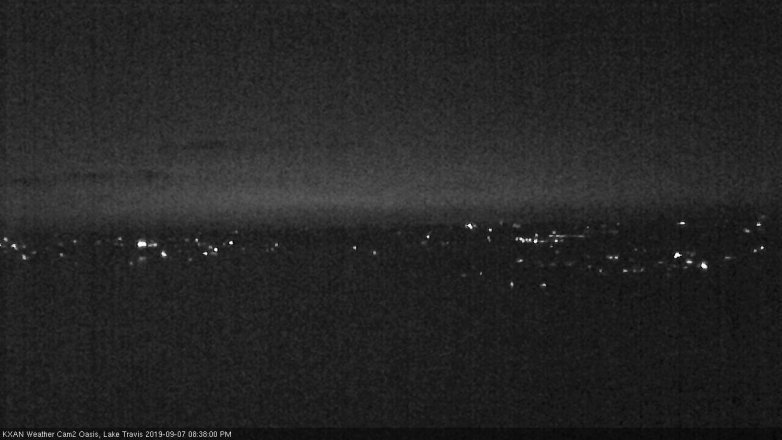 Lake Travis webcam, September 7, 2019 7:40 PM CT
