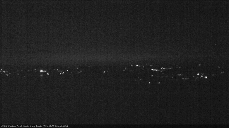 Lake Travis webcam, September 7, 2019 7:45 PM CT