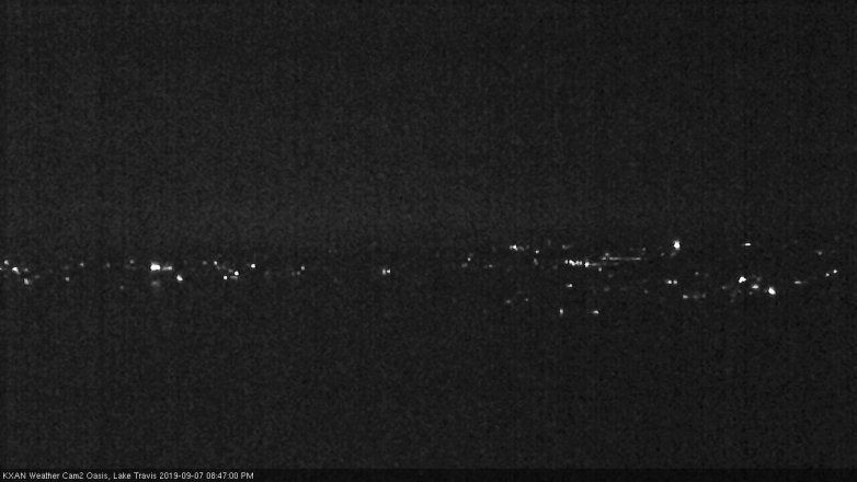 Lake Travis webcam, September 7, 2019 7:50 PM CT