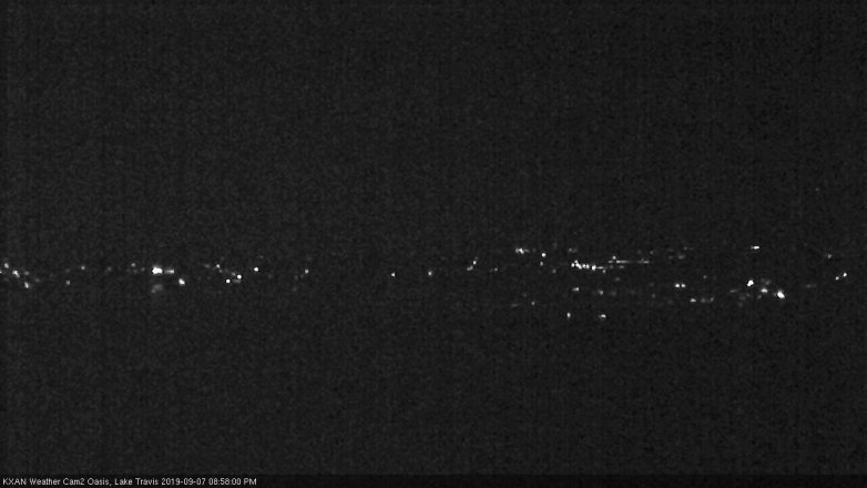 Lake Travis webcam, September 7, 2019 8:00 PM CT