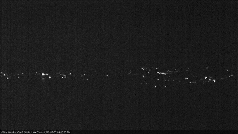 Lake Travis webcam, September 7, 2019 8:05 PM CT