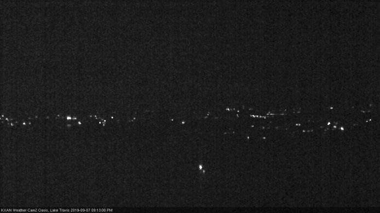 Lake Travis webcam, September 7, 2019 8:15 PM CT