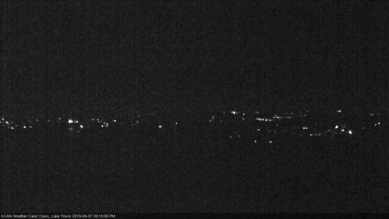 Lake Travis webcam, September 7, 2019 8:20 PM CT