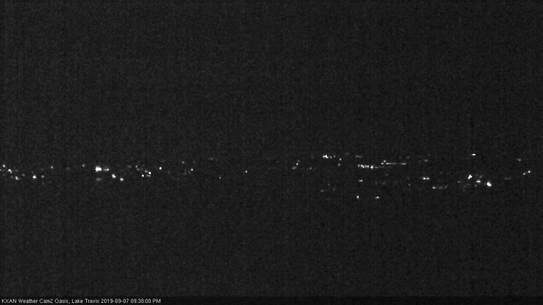 Lake Travis webcam, September 7, 2019 8:40 PM CT