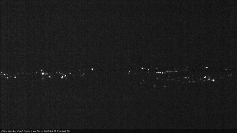 Lake Travis webcam, September 7, 2019 8:45 PM CT