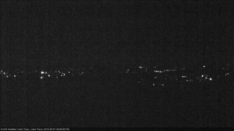 Lake Travis webcam, September 7, 2019 8:50 PM CT