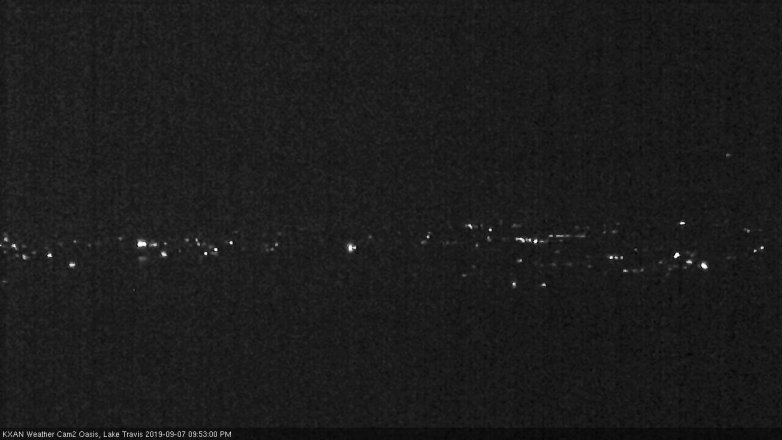 Lake Travis webcam, September 7, 2019 8:55 PM CT