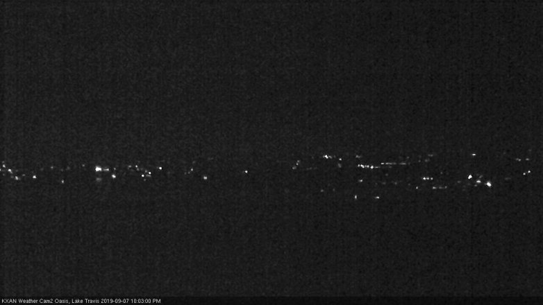 Lake Travis webcam, September 7, 2019 9:05 PM CT