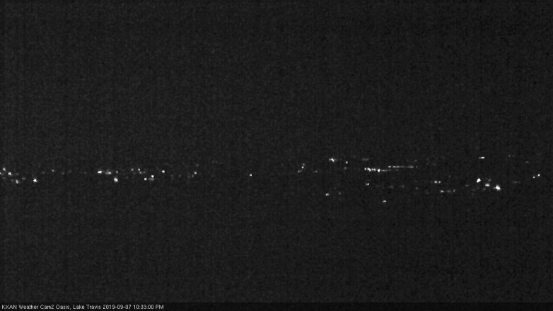 Lake Travis webcam, September 7, 2019 9:35 PM CT