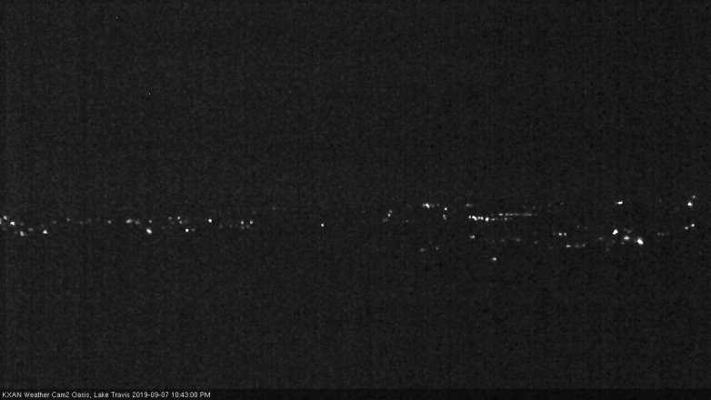 Lake Travis webcam, September 7, 2019 9:45 PM CT