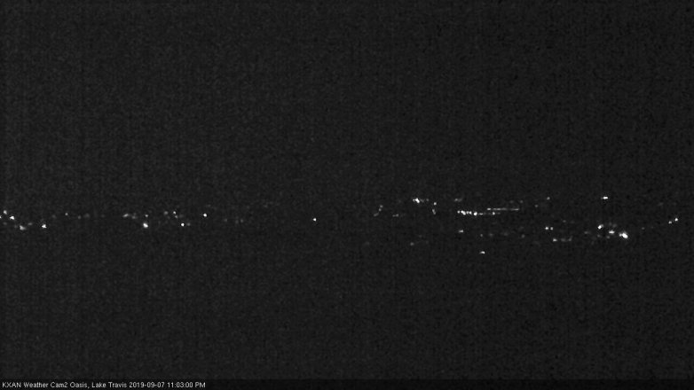 Lake Travis webcam, September 7, 2019 10:05 PM CT