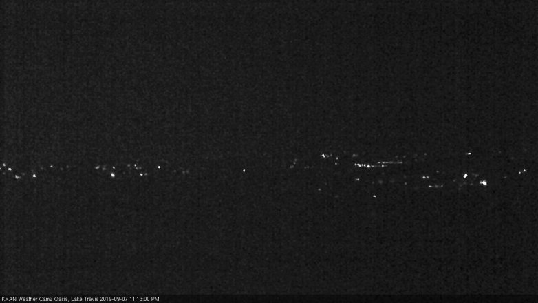 Lake Travis webcam, September 7, 2019 10:15 PM CT