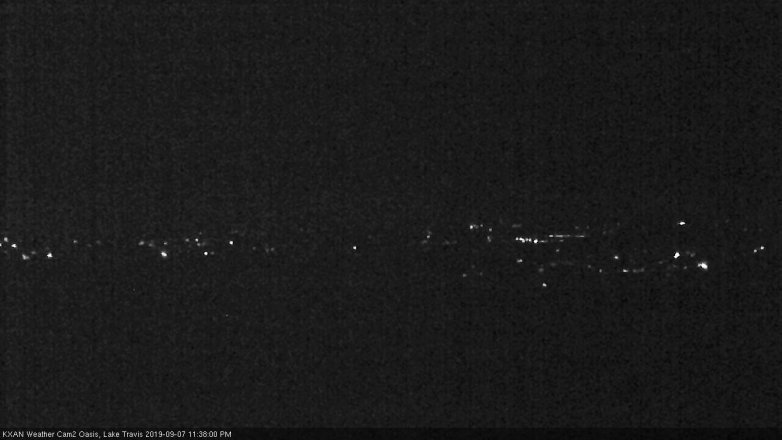 Lake Travis webcam, September 7, 2019 10:40 PM CT
