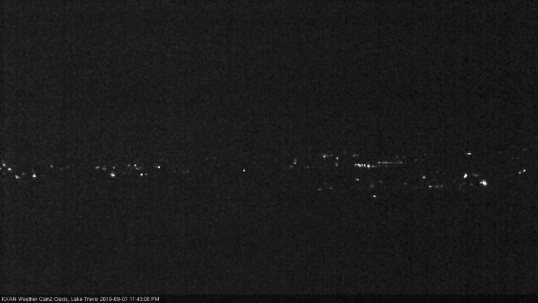 Lake Travis webcam, September 7, 2019 10:45 PM CT
