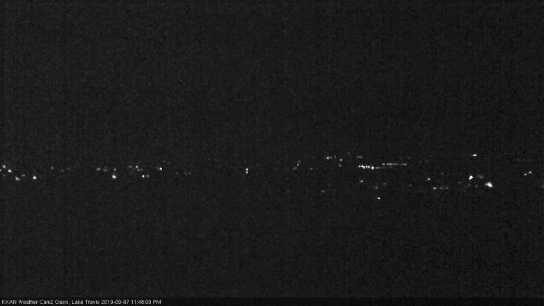 Lake Travis webcam, September 7, 2019 10:50 PM CT