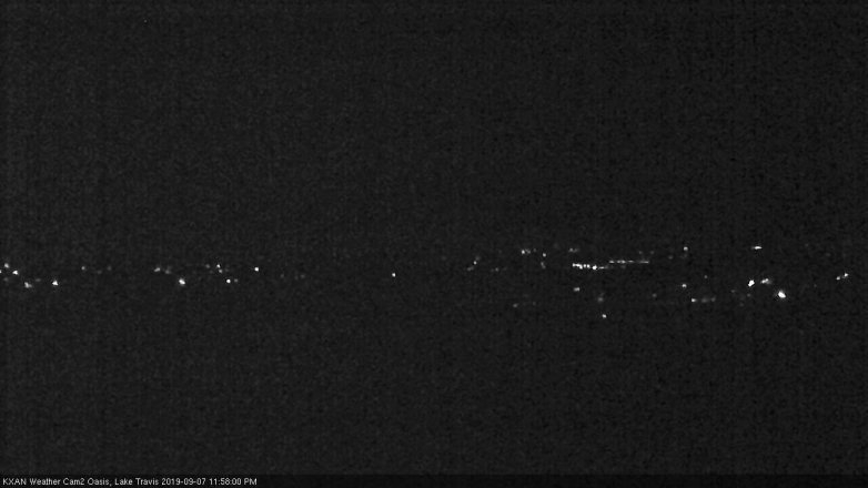 Lake Travis webcam, September 7, 2019 11:00 PM CT