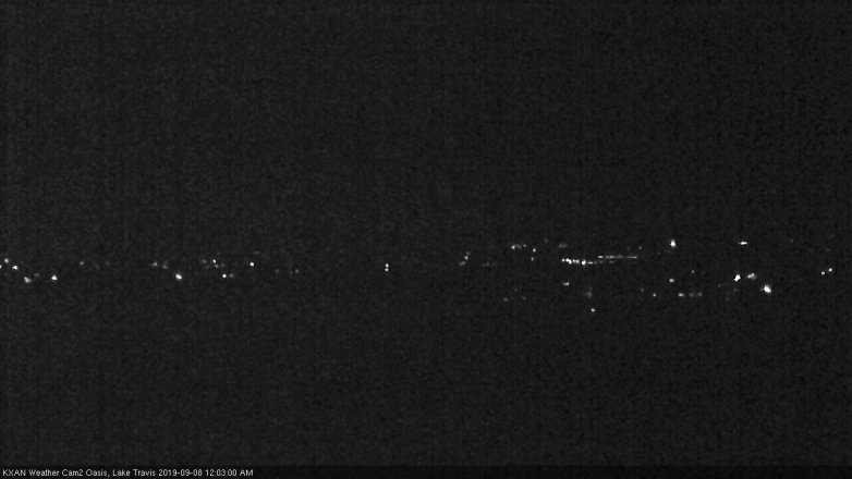 Lake Travis webcam, September 7, 2019 11:05 PM CT