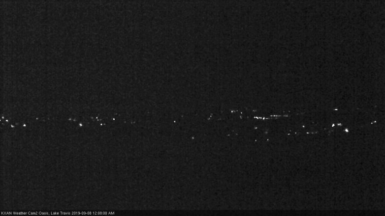 Lake Travis webcam, September 7, 2019 11:10 PM CT