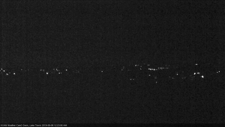 Lake Travis webcam, September 7, 2019 11:25 PM CT