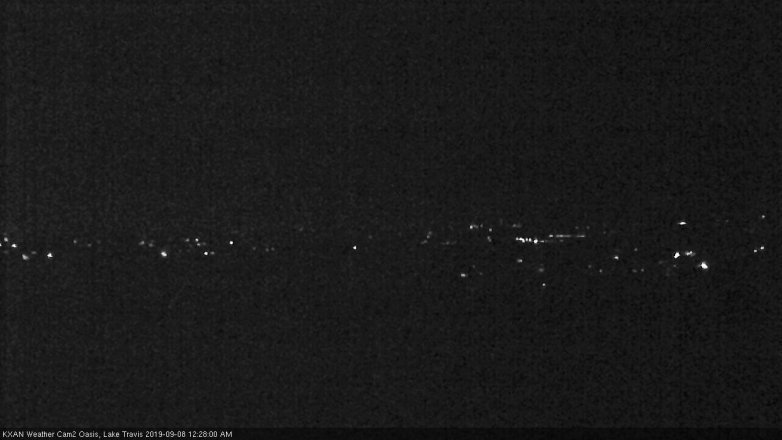 Lake Travis webcam, September 7, 2019 11:30 PM CT