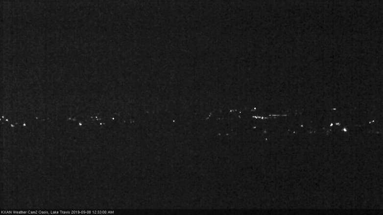 Lake Travis webcam, September 7, 2019 11:35 PM CT
