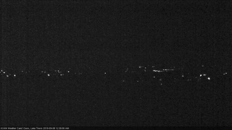 Lake Travis webcam, September 7, 2019 11:40 PM CT