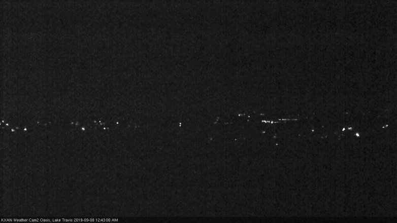 Lake Travis webcam, September 7, 2019 11:45 PM CT
