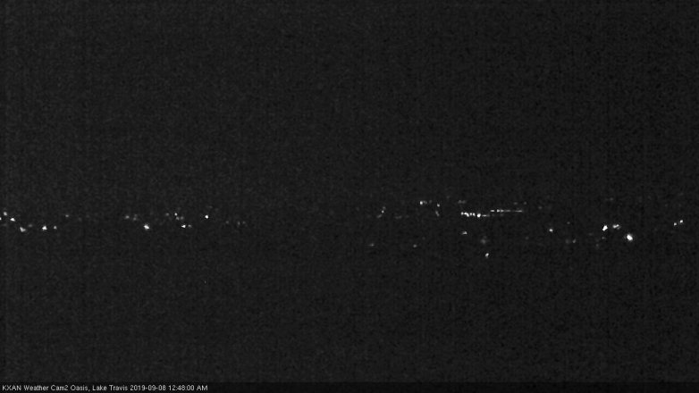 Lake Travis webcam, September 7, 2019 11:50 PM CT