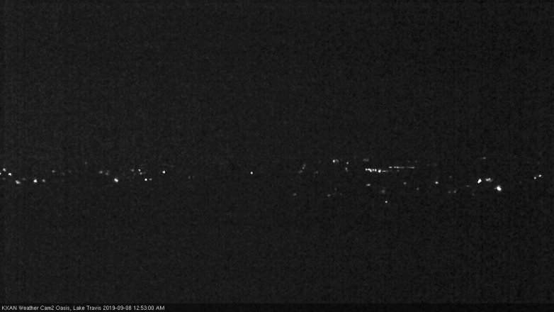 Lake Travis webcam, September 7, 2019 11:55 PM CT